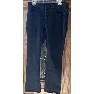 NYDJ Women's 14 Billie Mini Bootcut Black Lift & Tuck Technology Made in USA EUC